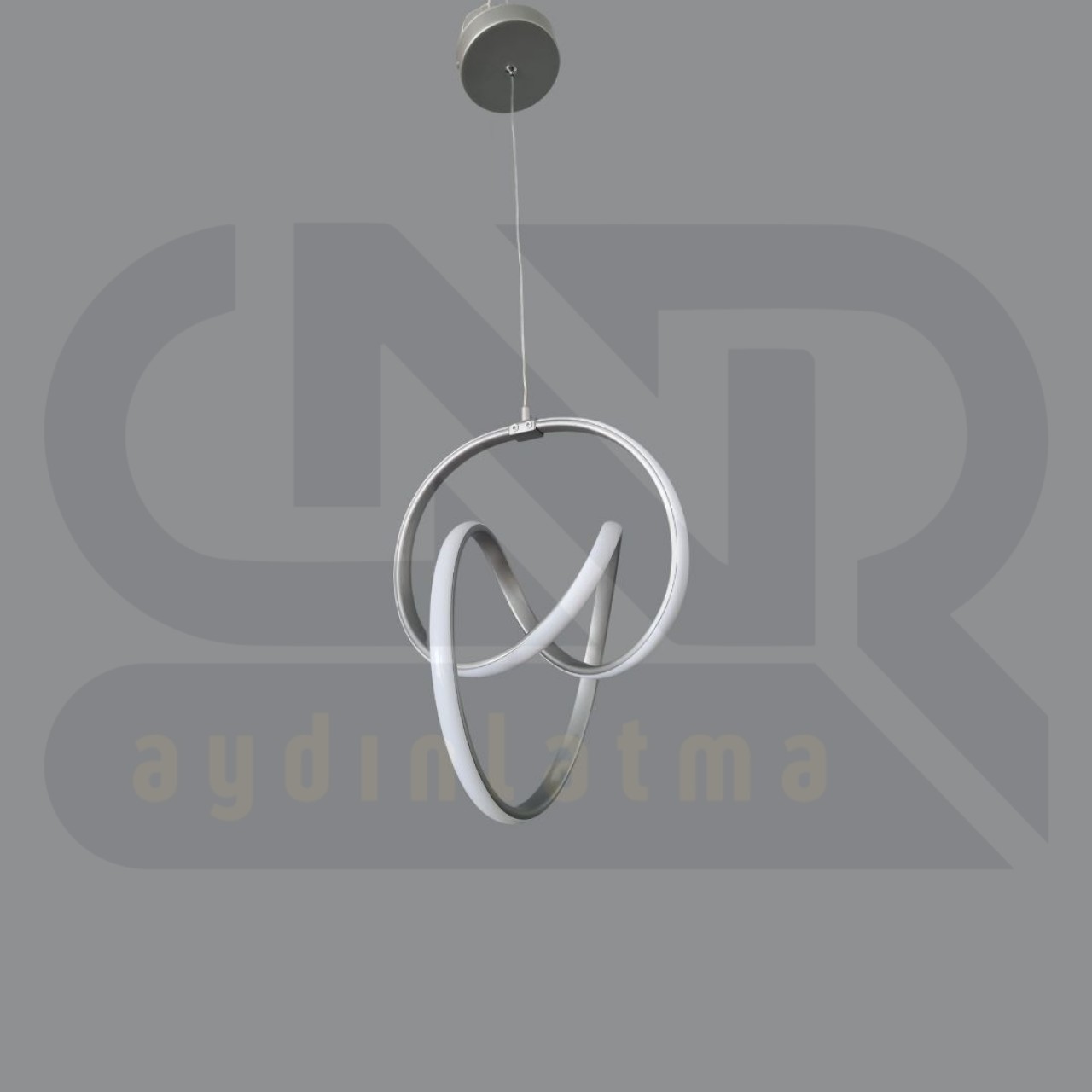 Terra Modern Gri Sarkıt Led Avize
